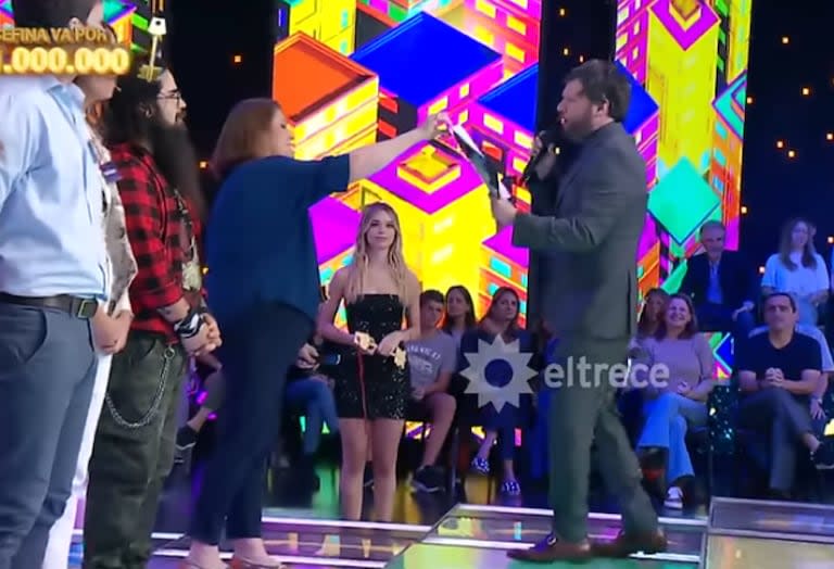 El jueves, la participante alcanzó el récord de $15.000.000, el viernes lo superó al ganar $18.000.000 y el lunes consiguió $21.000.000 (Foto: Captura de TV / eltrece)