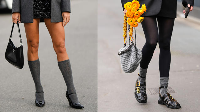 Milan Fashion Week Fall 2023 Street Style Recap: Fashionistas Up Their Sock  Game - Yahoo Sports