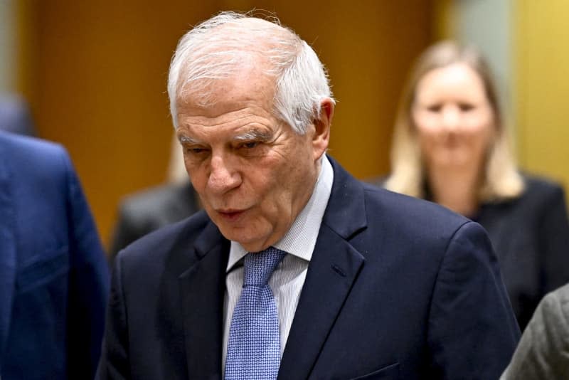 EU High Representative of the Union for Foreign Affairs and Security Policy Josep Borrell Fontelles pictured during an Informal meeting of the Ministers of Foreign Affairs of the EU, organized by the Council of the European Union in Brussels. Dirk Waem/Belga/dpa