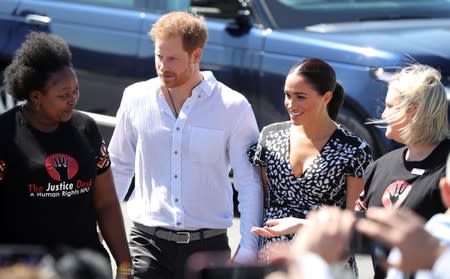 Prince Harry and Meghan begin their Africa tour in Cape Town