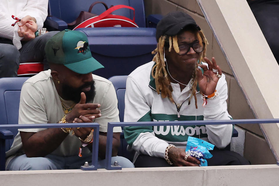 Lil Wayne at the U.S. Open