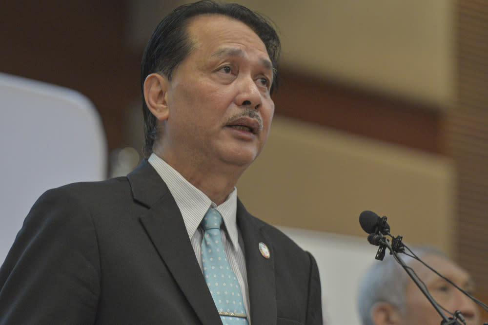 Health Director-General Datuk Dr Noor Hisham Abdullah speaks at a press conference in Putrajaya June 1, 2020. — Picture by Shafwan Zaidon