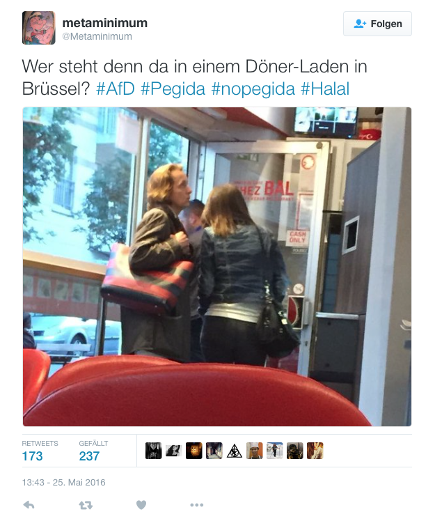 AFD-POLITIKERIN MIT DÖNER ERTAPPT