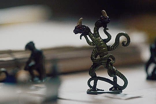 The Demogorgon piece in 'Stranger Things'