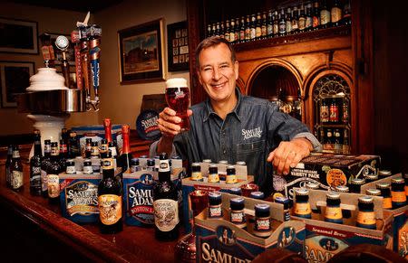 Jim Koch, founder and chairman of Boston Beer Co, which brews Samuel Adams beer. REUTERS/Handout
