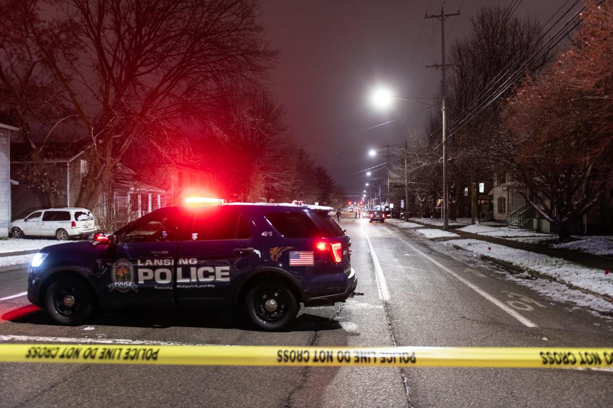 Lansing Police Shooting Suspect In Custody After Car Strikes Officer Wednesday Night