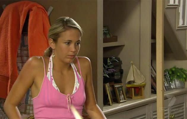 Who remembers Bec's lovable character Hayley? Photo: Channel 7