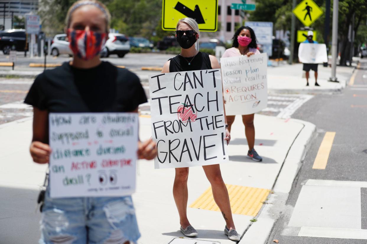 us teacher protests