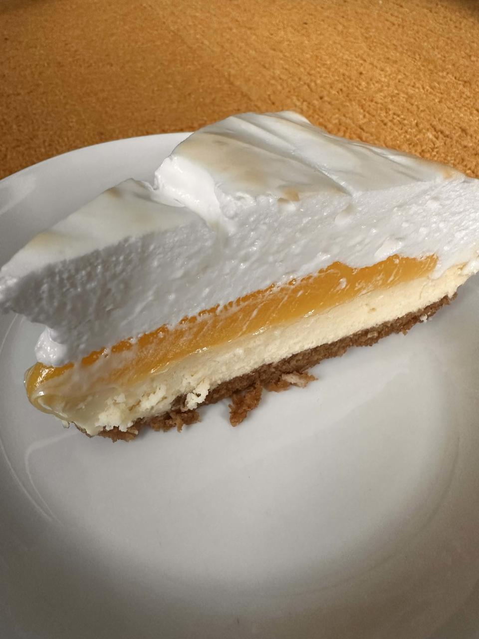 Costco lemon meringue cheesecake (Joe Lamour / TODAY)