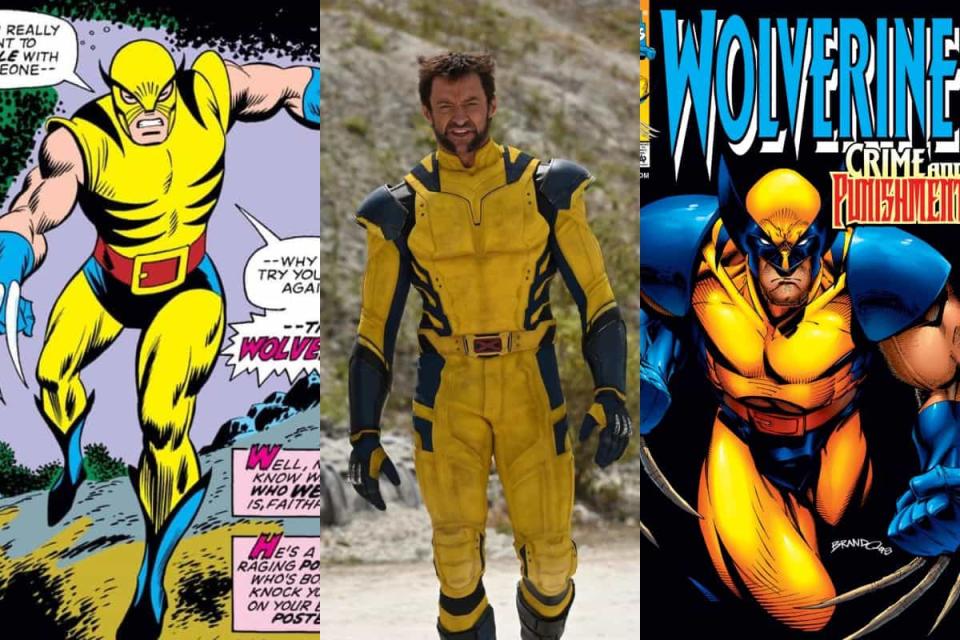 Wolverine traje amarillo