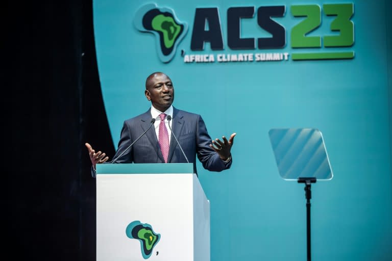 Kenyan President William Ruto said trillions of dollars in 'green investment opportunities' would be needed (Luis Tato)