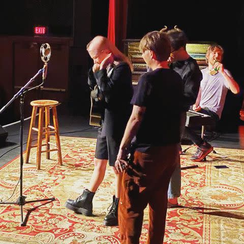 <p>Pete Holmes Instagram</p> Phooebe Bridgers, Pete Holmes, and Bo Burnham