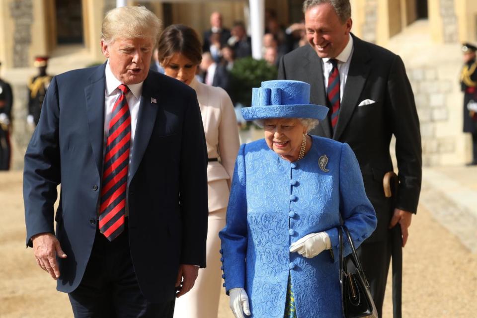 Donald Trump met the Queen last week (Getty Images)