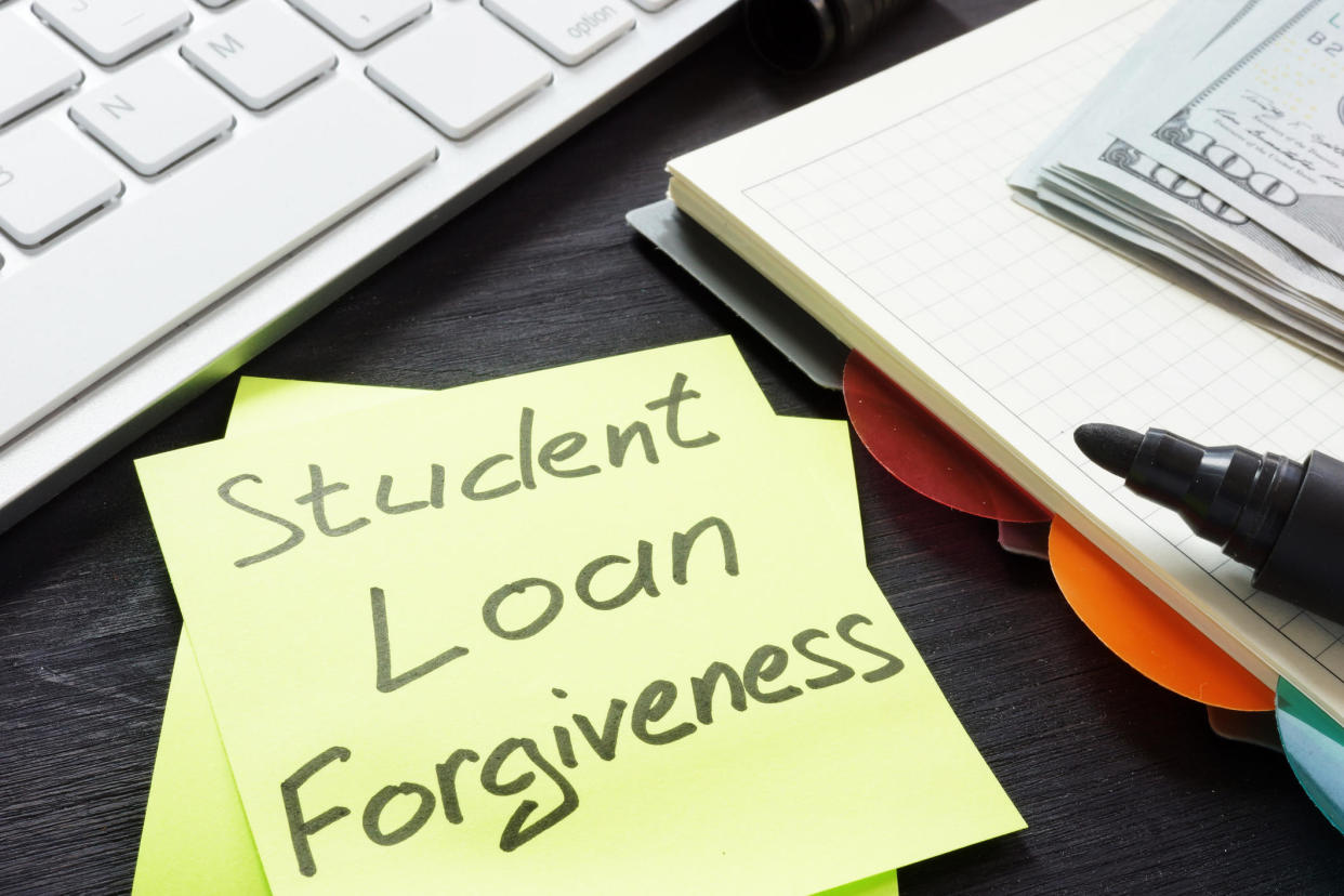 Not all student loans are eligible for forgiveness. / Credit: Getty Images/iStockphoto