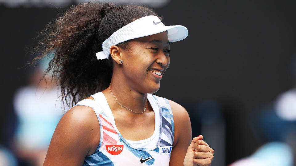 2019 Australian Open champion Naomi Osaka kicked off her defence with a straight sets win.