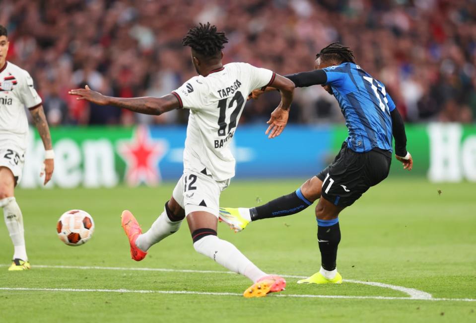 Ademola Lookman scored a hat-trick as Atalanta’s positive display gave them control (Getty Images)