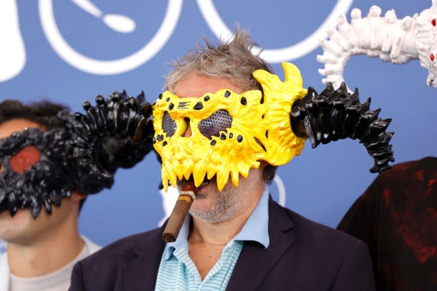 "Aggro Dr1ft" Photocall - The 80th Venice International Film Festival - Credit: John Phillips/Getty Images