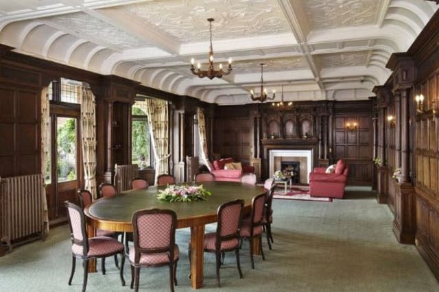 Plaster ceiling at Bawdsey Manor