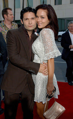 Corey Feldman and wife Susie at the Beverly Hills premiere of The Weinstein Company's Sicko