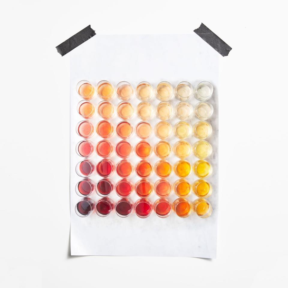 Wine Gradient Art Print