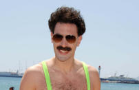 The actor known for the ‘Borat’ films attended the 2006 Cannes Film Festival as his alter ego, the main character of that film. Wearing a neon mankini, actor Sacha Baron Cohen left everyone speechless as he was showing off pretty much every inch of his body. Fun fact: none of his films were premiering nor being screened that year at the event.