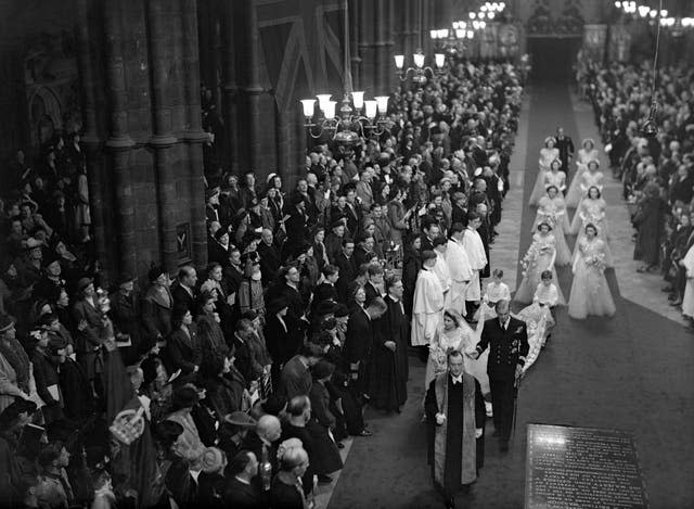 The bridal procession