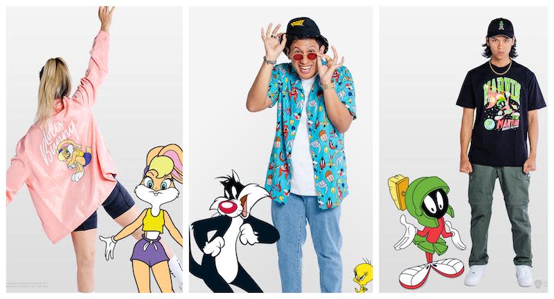 The 18-piece collection pays homage to Bugs Bunny and his friends. — Picture courtesy of Pestle &amp; Mortar Clothing