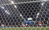 <p>The former Leicester City striker’s header was too good for Igor Akinfeev in goal </p>