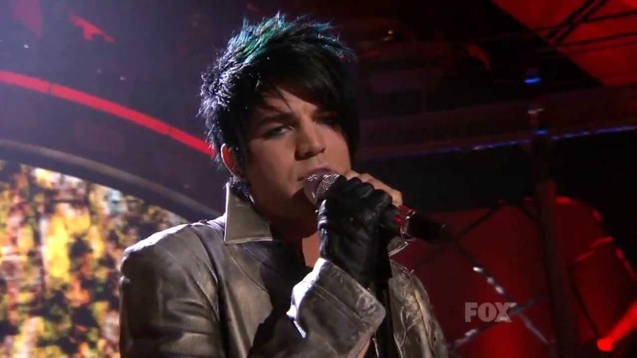 Adam Lambert performs “Ring of Fire” on <em>American Idol</em> Season 8. (Photo: Fox)