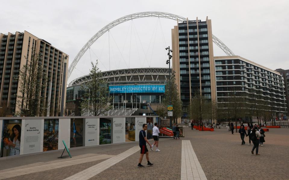 Fans will return to Wembley in restricted numbers for some of the pilot events -  Catherine Ivill/ Getty Images Europe