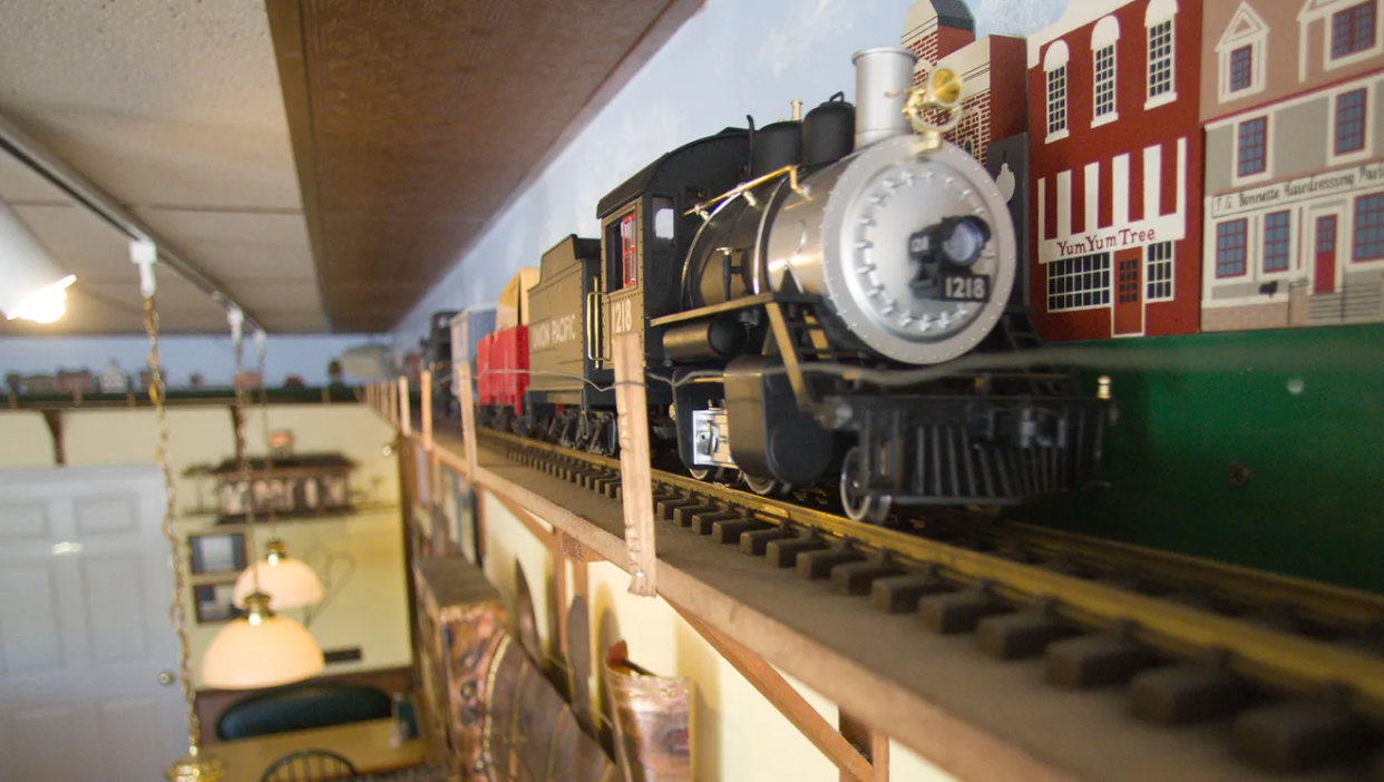 A much-beloved train makes its way around the Yum Yum Tree in Brighton.