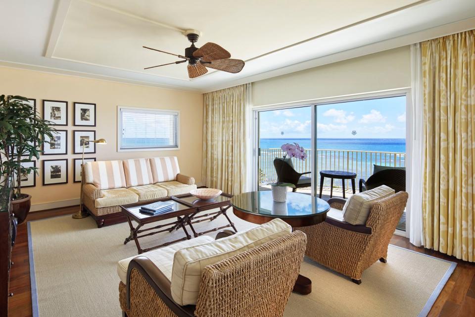 The Kahala Hotel & Resort in Honolulu, Hawaii, has suites that are great for families with kids.