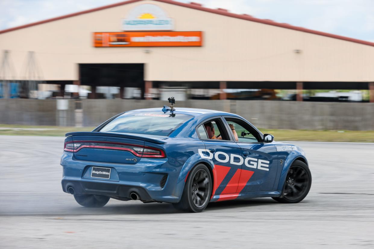 For those looking for an adrenaline rush, attendees can jump into the passenger seat while a professional drive scorches the Barrett-Jackson performance track in the latest muscle cars from Ford and Dodge.