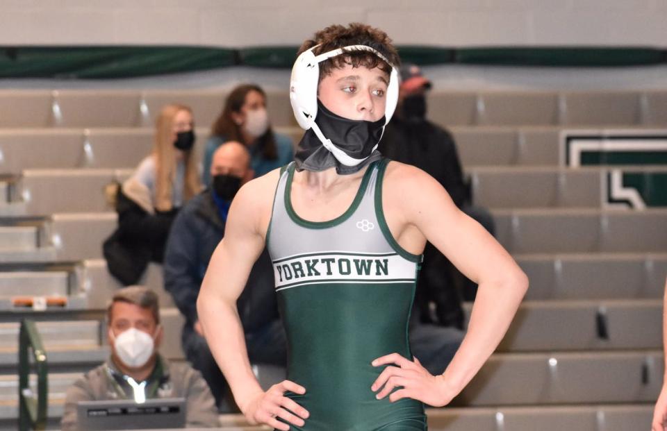 Yorktown's Joe Tornambe won a Section 1 Division I title and earned all-state honors at 102 pounds last season.