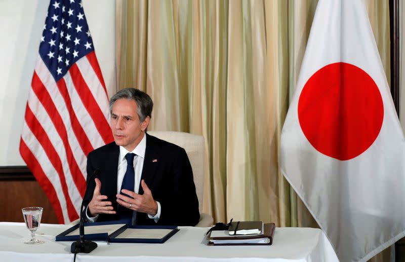 U.S. Secretary of State Antony Blinken visits Japan