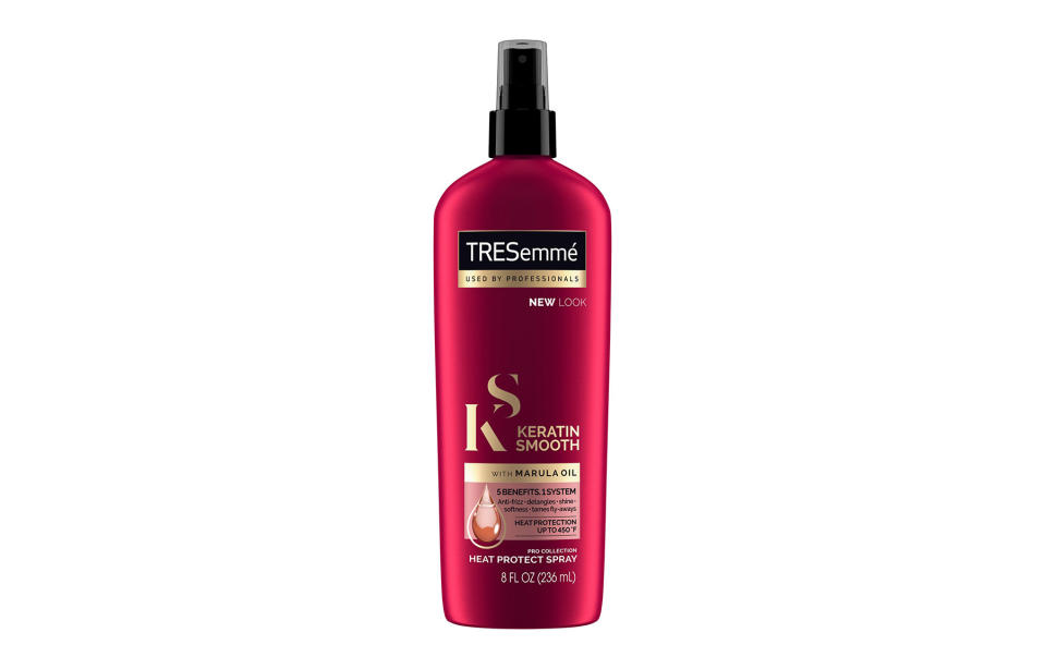 Best Keratin Heat Protective Spray: TREsemmé Keratin Smooth Heat Defense Spray