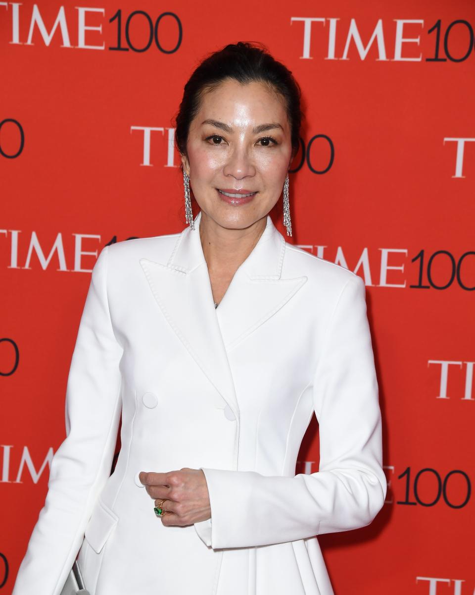 Jon M. Chu revealed in an interview that one of the engagement rings in 'Crazy Rich Asians' is from Michelle Yeoh's personal collection. Amazing.