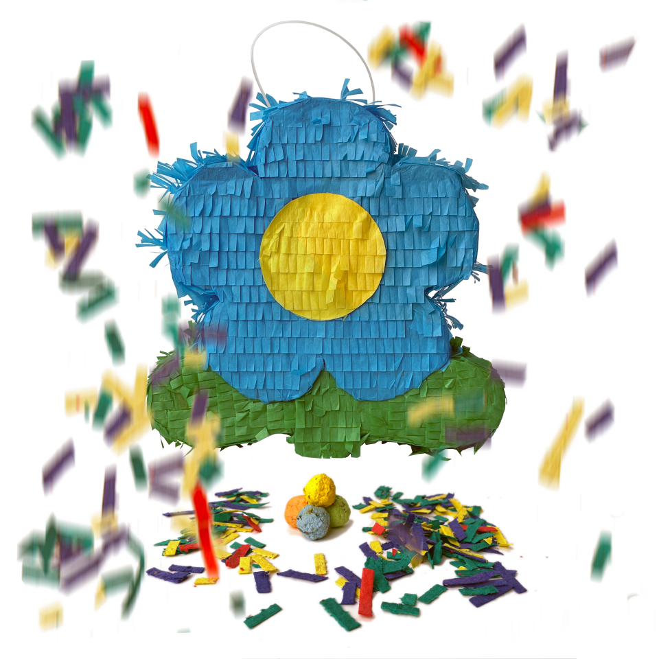 Lowe's is giving away free Garden-to-Go curbside kits in April. This is the pinata that will be given out April 15 to families who register.