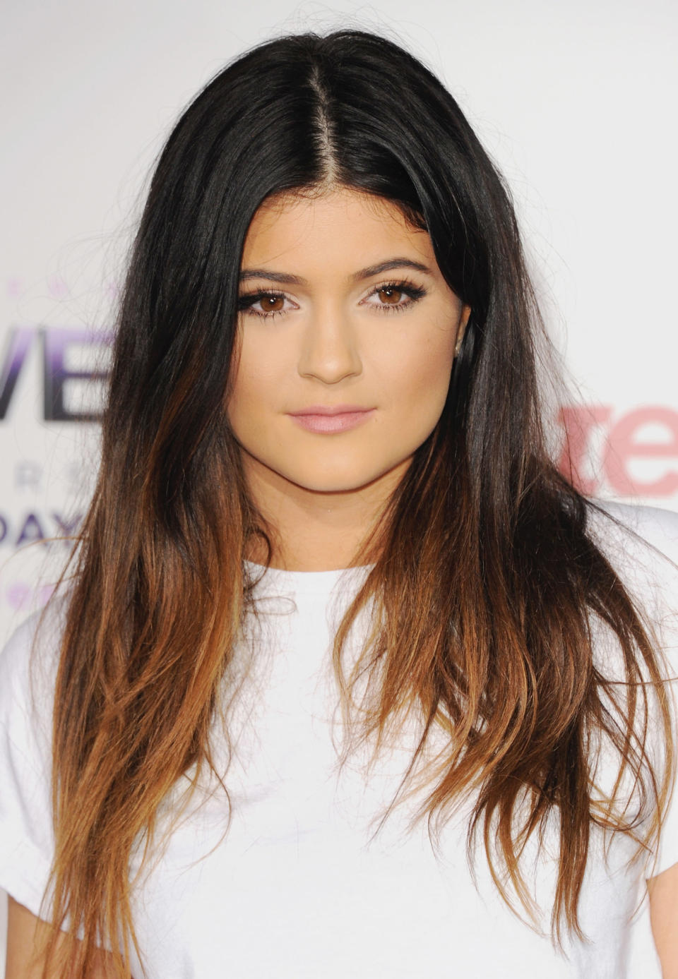 <p>The beginning of Kylie's hair experimentation started with L.A.'s favorite dye job, the ombre, here in December 2013. </p>