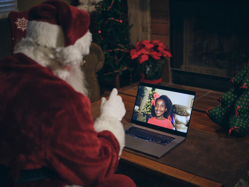 Fun Ways To Safely Celebrate Christmas At Home This Year—Like Video Chatting With Santa