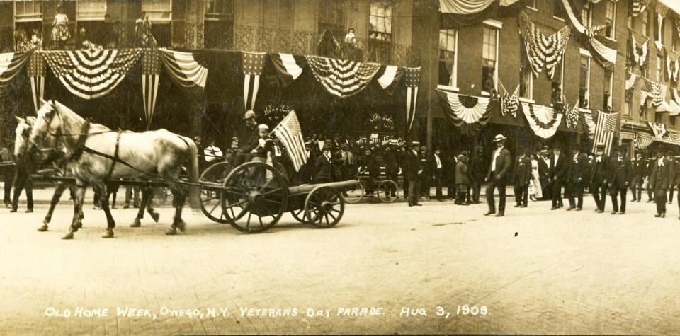 The Civil War cannon that exploded during a 1909 parade.