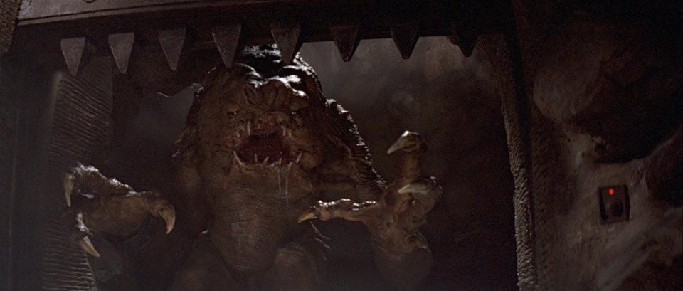 The Rancor went through multiple variations before taking on Luke Skywalker in "Return of the Jedi."