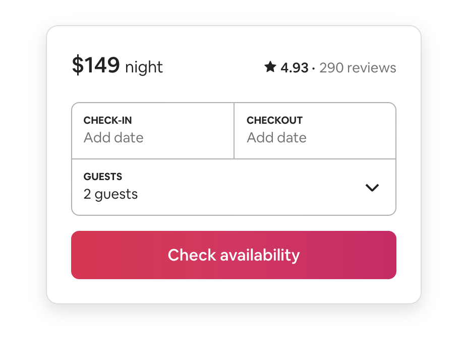 a screenshot of an air bnb listing