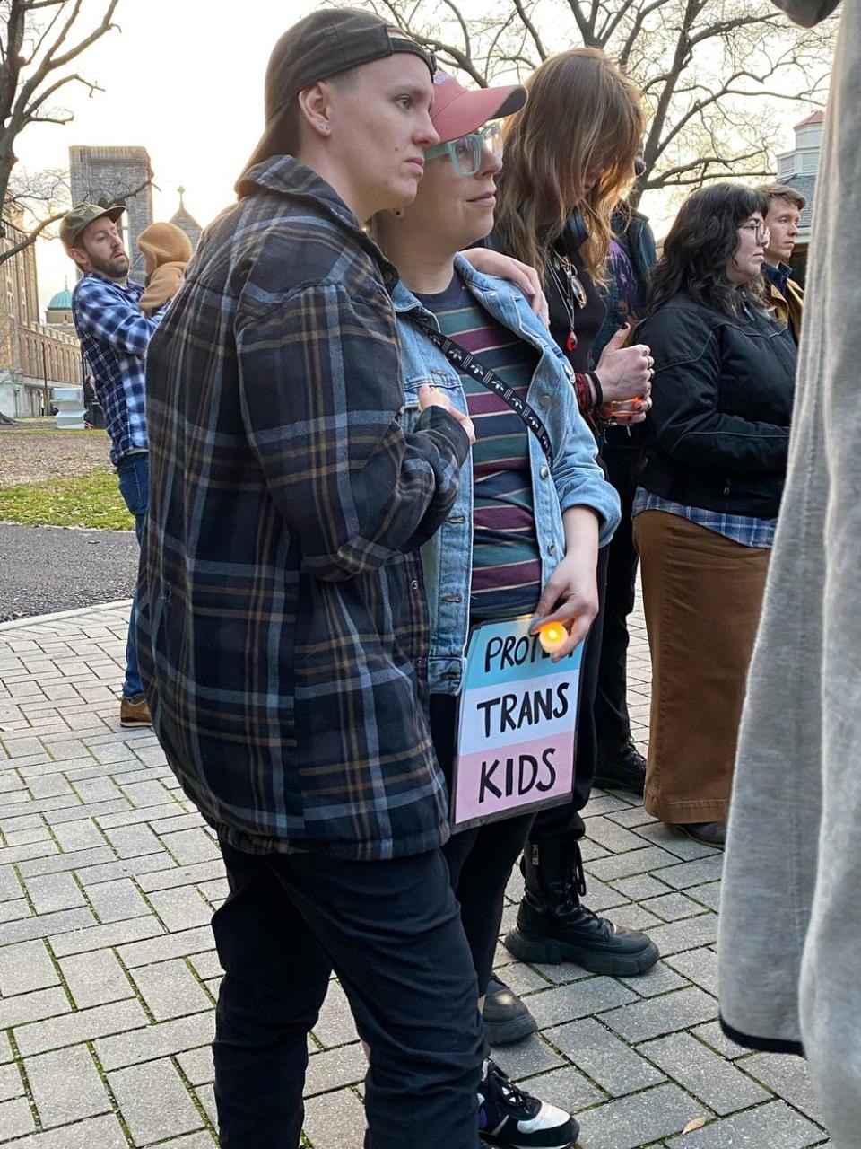 Nex Benedict murdered transgender nonbinary twospirit teen candlelight vigils across the country