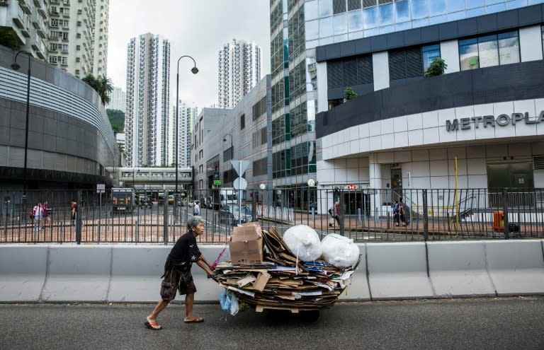 The future of Hong Kong's cardboard collectors is uncertain as China closes its doors to imported rubbish