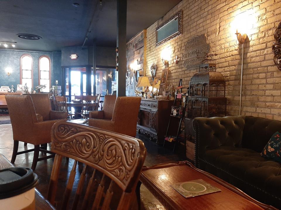 Inside Oblivion Coffee Bar & Mercantile in downtown St. Cloud.