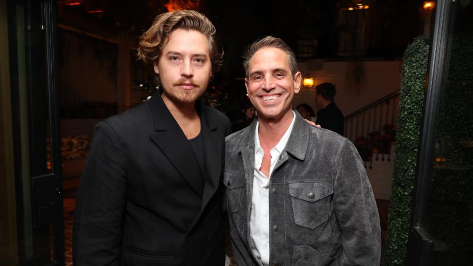 Cole Sprouse and Greg Berlanti