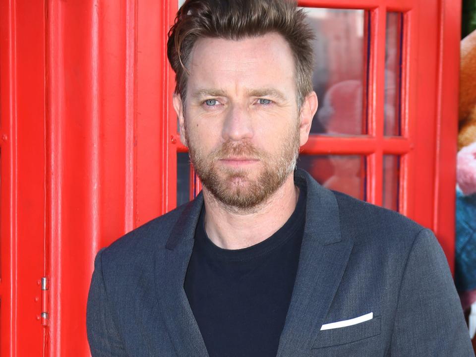 Ewan McGregor at the red carpet premiere of the film "Christopher Robin" in August 2018.