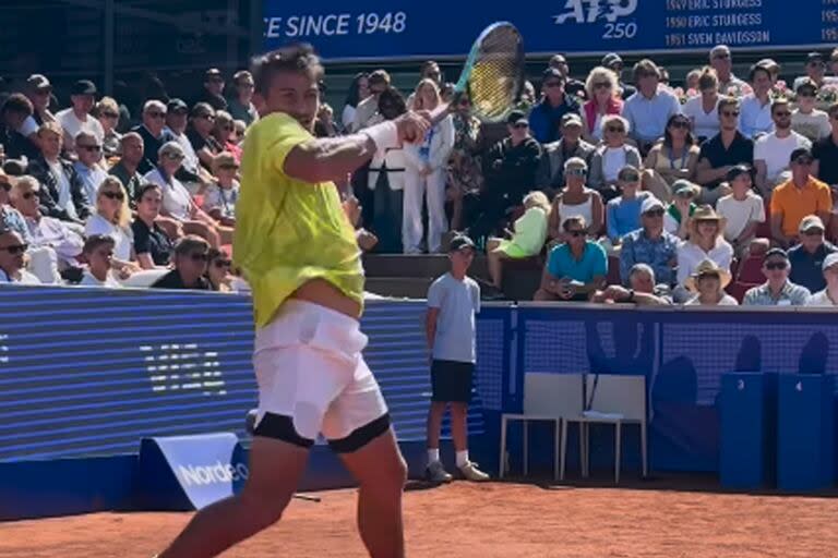 Mariano Navone batalló durante casi cuatro horas con Nadal