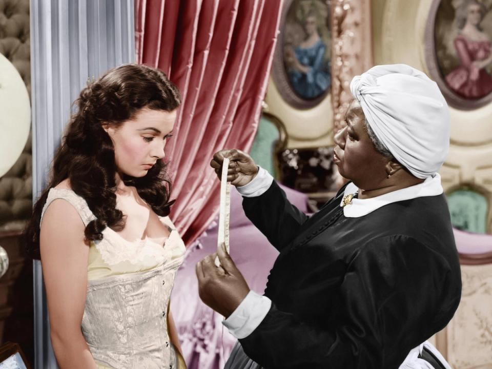 Vivien Leigh and Hattie McDaniel in the film version of ‘Gone with the Wind' (Selznick/Mgm/Kobal/Shutterstock)